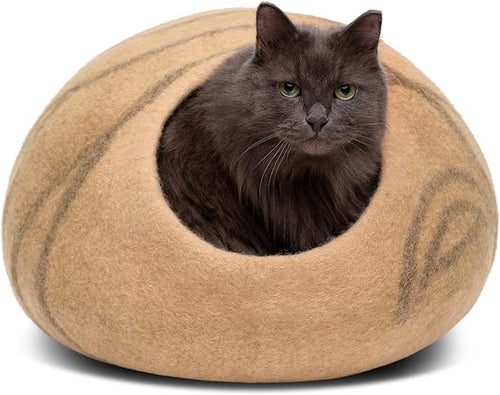 Cat Enclosure – Premium Felt Cat Enclosure for Indoor Cats，Beige