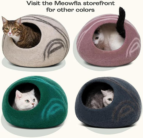 Cat Enclosure – Premium Felt Cat Enclosure for Indoor Cats，Gold Rose