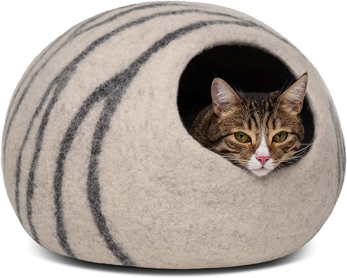 Cat Enclosure – Premium Felt Cat Enclosure for Indoor Cats，Light Grey